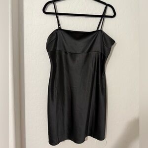 Little Black Slip Dress with Spaghetti Straps ASOS